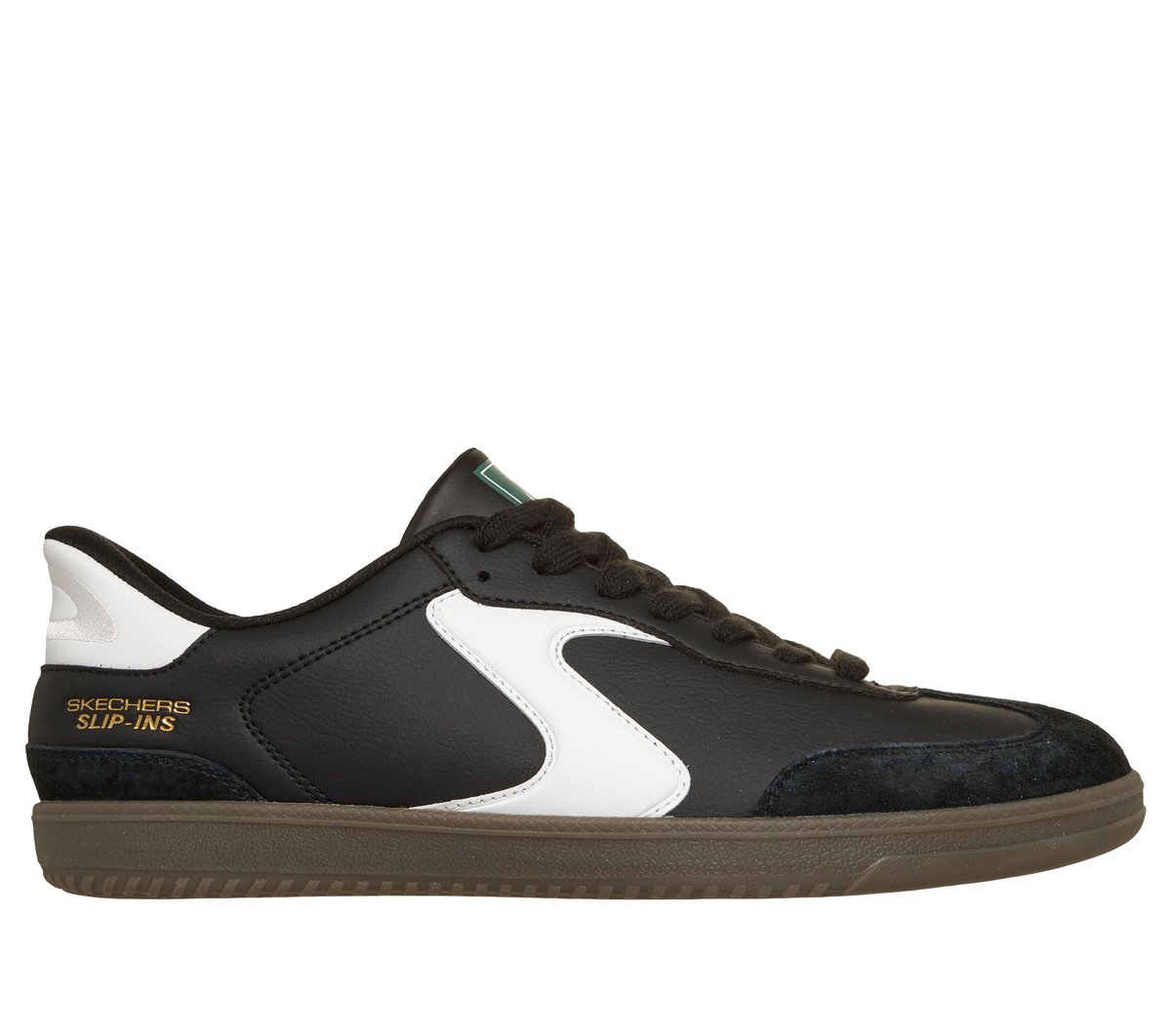 ・SKECHERS｜Slip-Ins Hotshot Relegate/ スケッチャーズ/スリップインズ ホットショット リレゲート/ブラックｘホワイト # スケッチャーズ スリップインズ：ホットショット - リレゲート