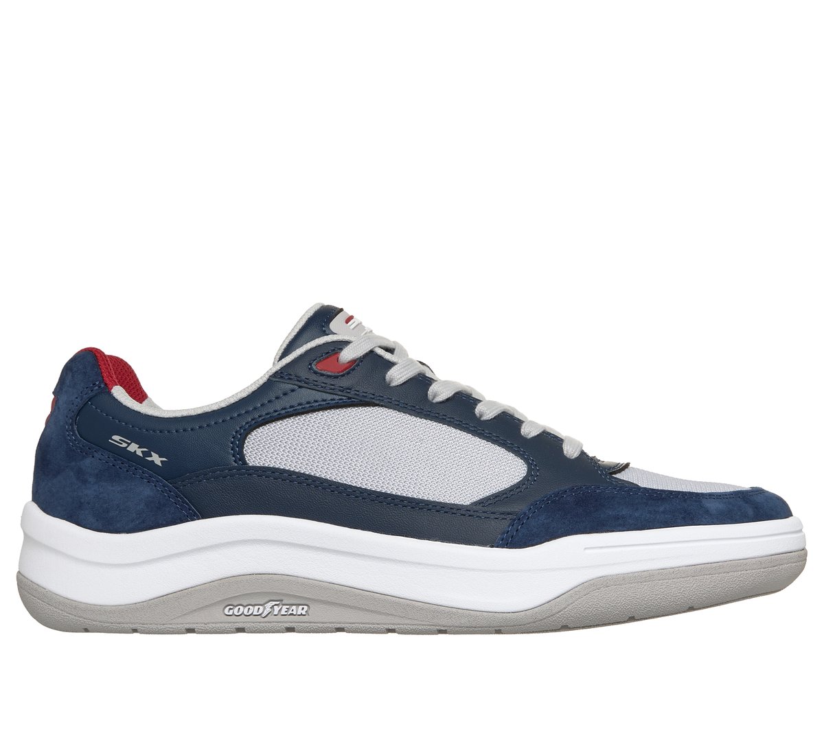 Skechers mężczyźni Arch Fit Wave w Granatowy/Czerwony, Rozmiar 46 Sneakersy