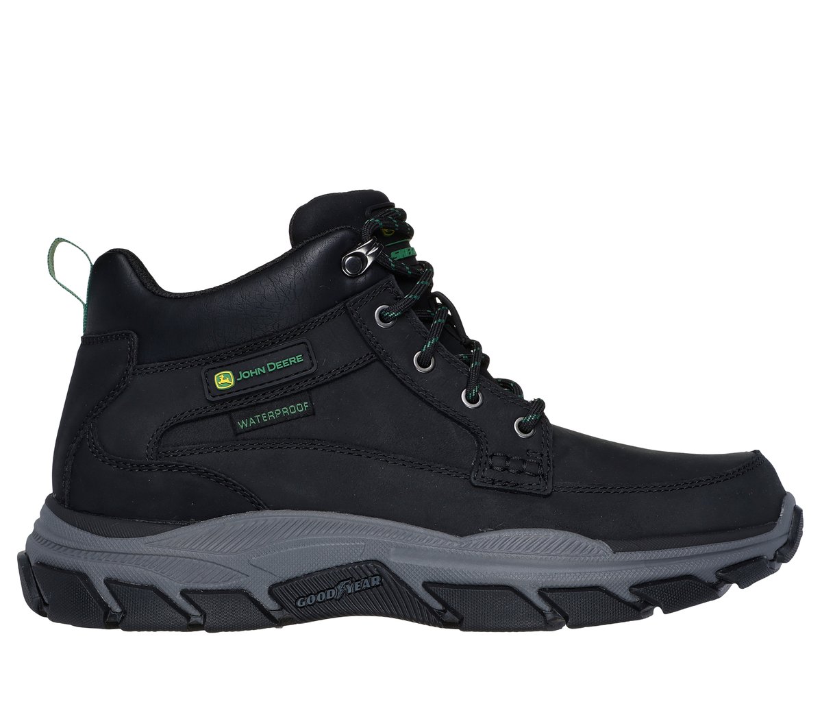Skechers Heren John Deere Waterproof: Respected - Landin CM Zwart, Maat 39, Medium