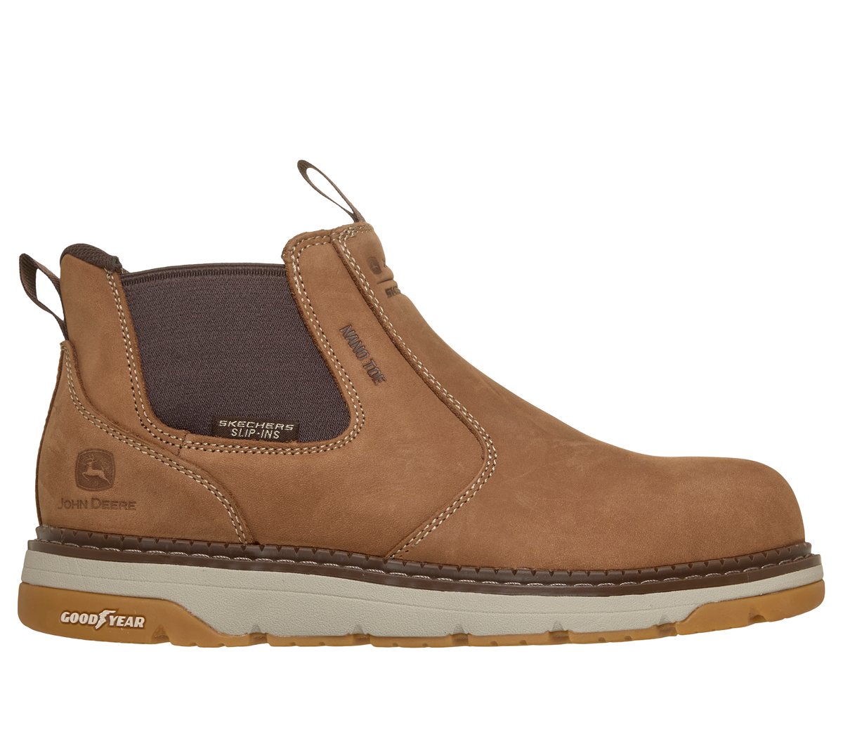 ＪＤ Skechers Slip-ins John Deere: Flex Boot Rangeland - Driftpine