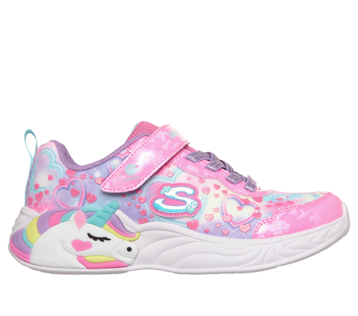 S-Lights: Unicorn Dreams - Heart Sparkles | SKECHERS JP