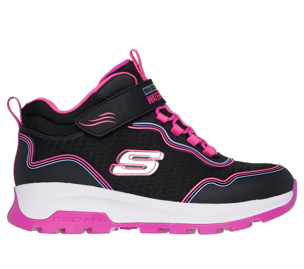 Skechers meisjes Waterproof: Storm Blazer - Streamline Coast CM Zwart, Maat 32, Medium
