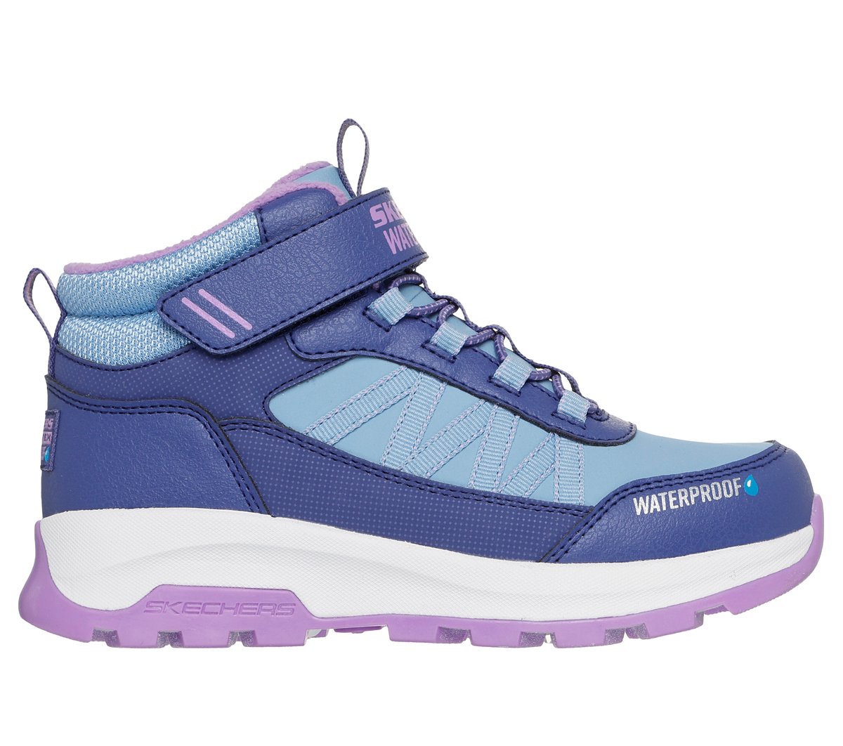 Skechers meisjes Waterproof: Storm Blazer - Arctic Mass CM Marine/Purper, Maat 32, Medium