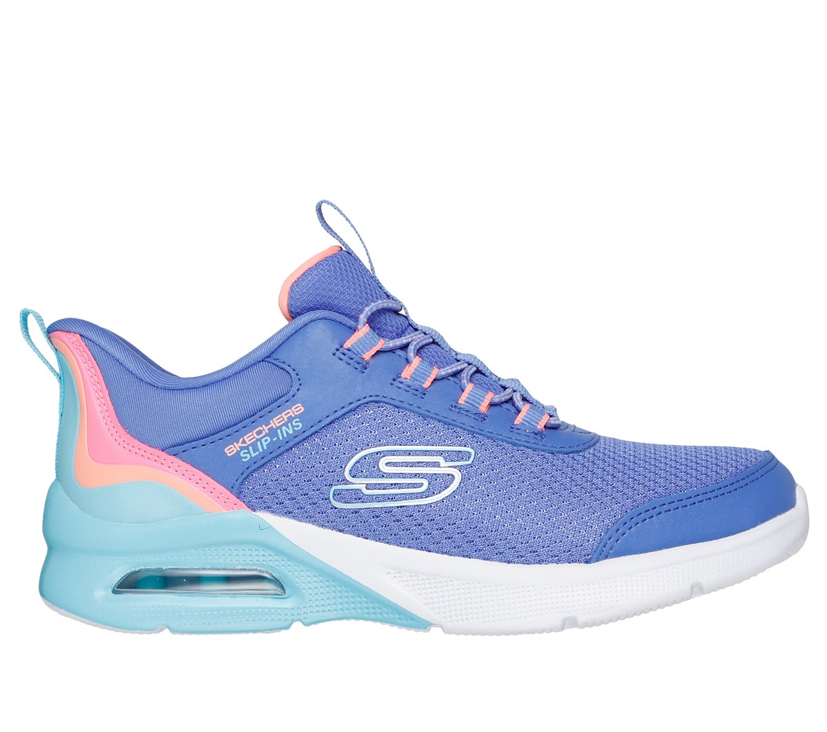 Skechers Slip-ins: Microspec Max - Color Trifecta Sneaker in Blau, Größe 31
