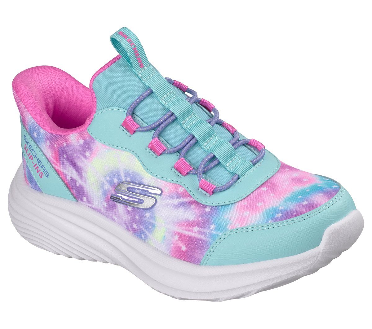 靴 mmr Skechers Slip-ins: Bounder Pro - Rainbow Rush
