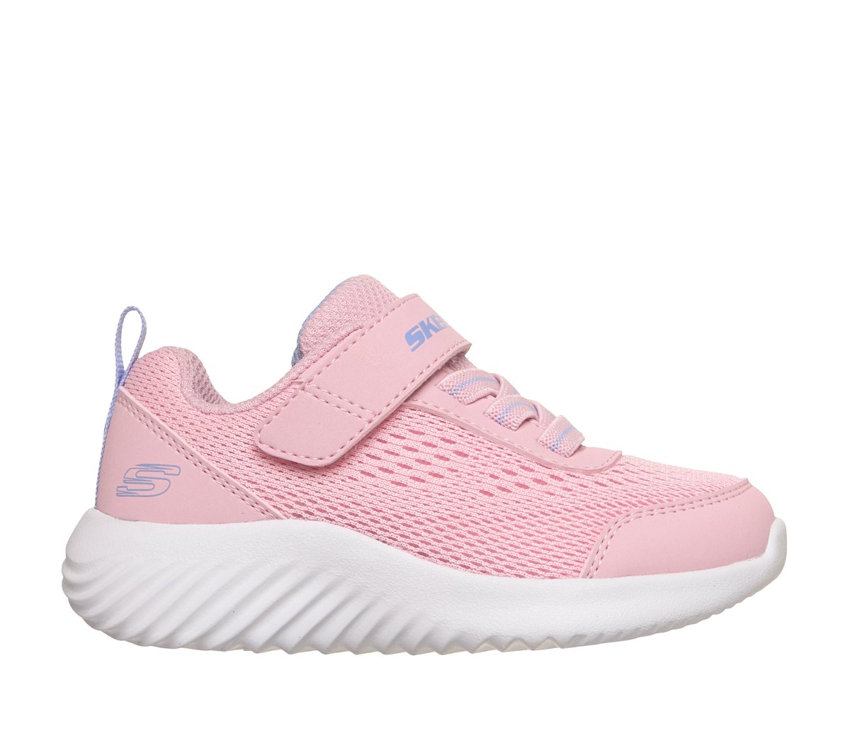 Skechers Bounder - Free and Easy Shoes em Rosa Claro, Tamanho 26, Lavável à máquina