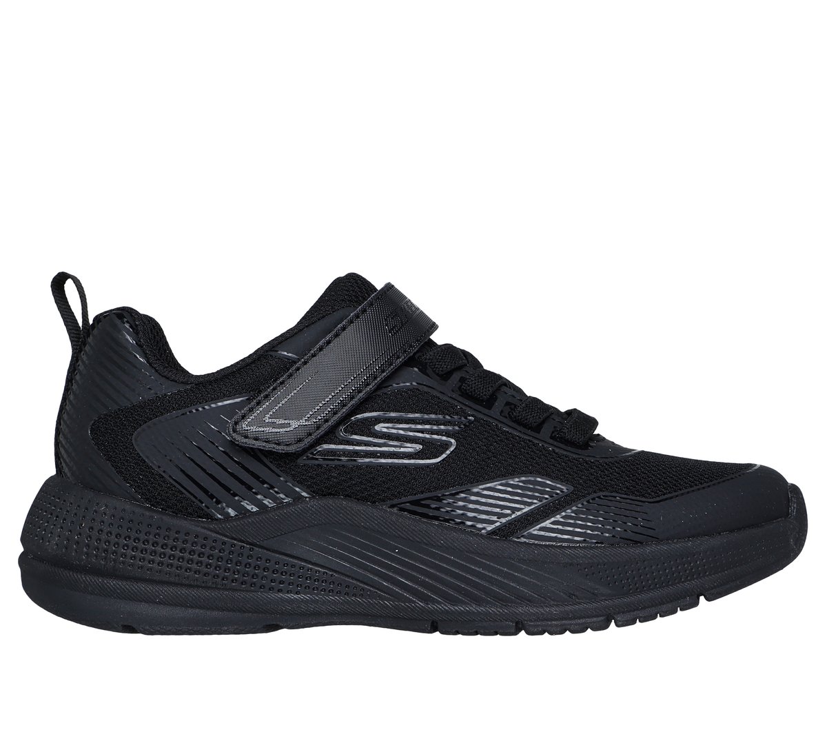 Skechers Dziewczęce Microspec Advance - Oasis Point w Czarny, Rozmiar 31, Nadają się do prania w pralce Sneakersy