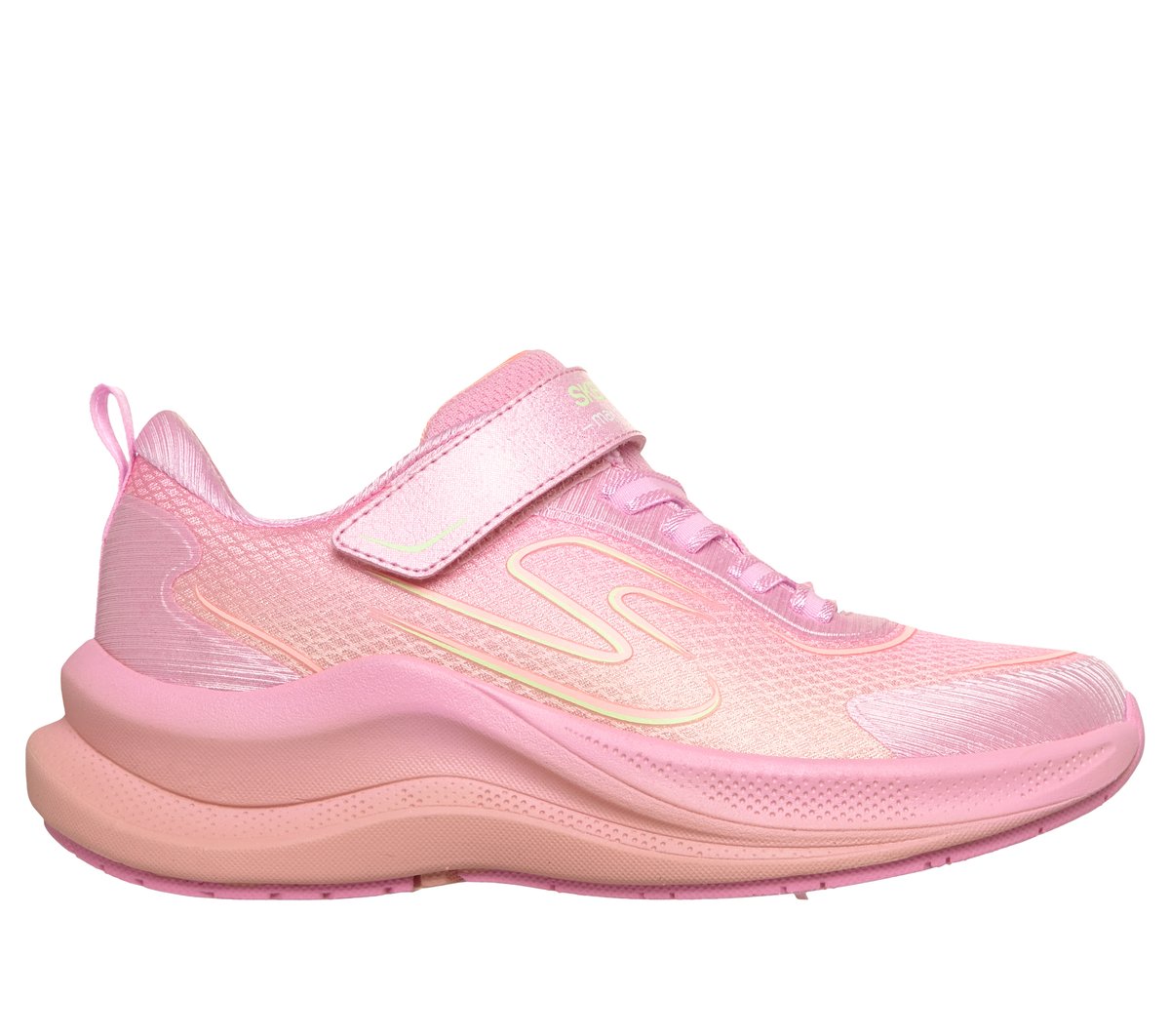 Skechers meisjes Max Cushioning Ascend - Smoothie Pack CM Licht Roze, Maat 32, Mag in de wasmachine, Medium