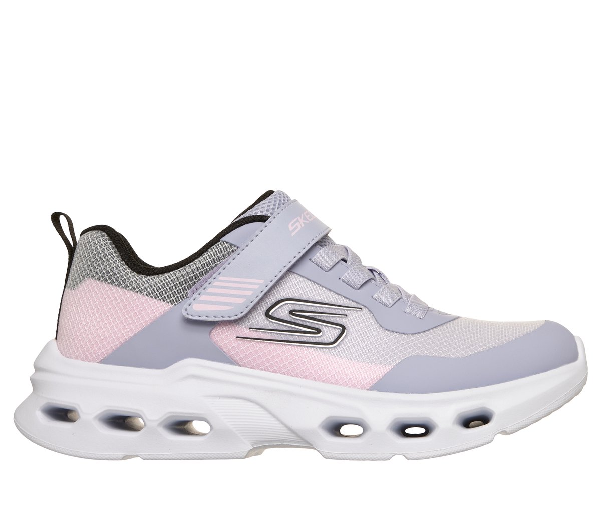 Skechers Glide-Step Drift Sneaker in Violett, Größe 31, In der Maschine waschbar