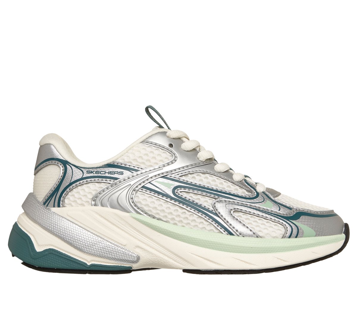 Skechers Dziewczęce S2K w Zielony/Wielokolorowy, Rozmiar 39, Nadają się do prania w pralce Sneakersy