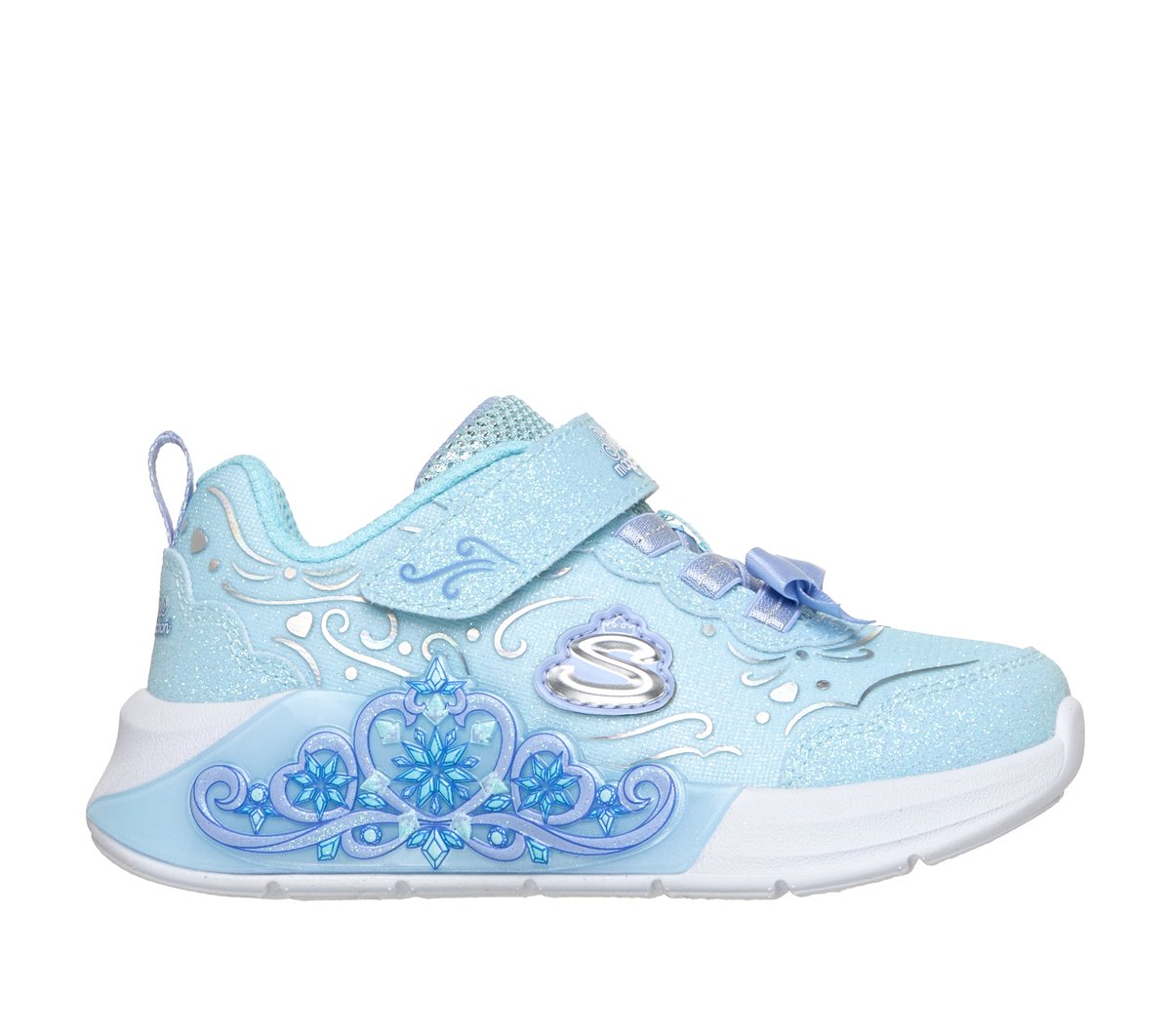 Skechers meisjes S-Lights: Lil Princess Steps CM Licht Blauw, Maat 21, Medium