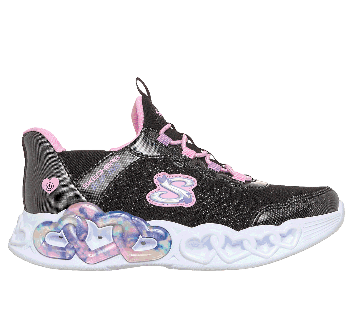Skechers Slip-ins: Infinite Heart Lights - Sparkle Heart