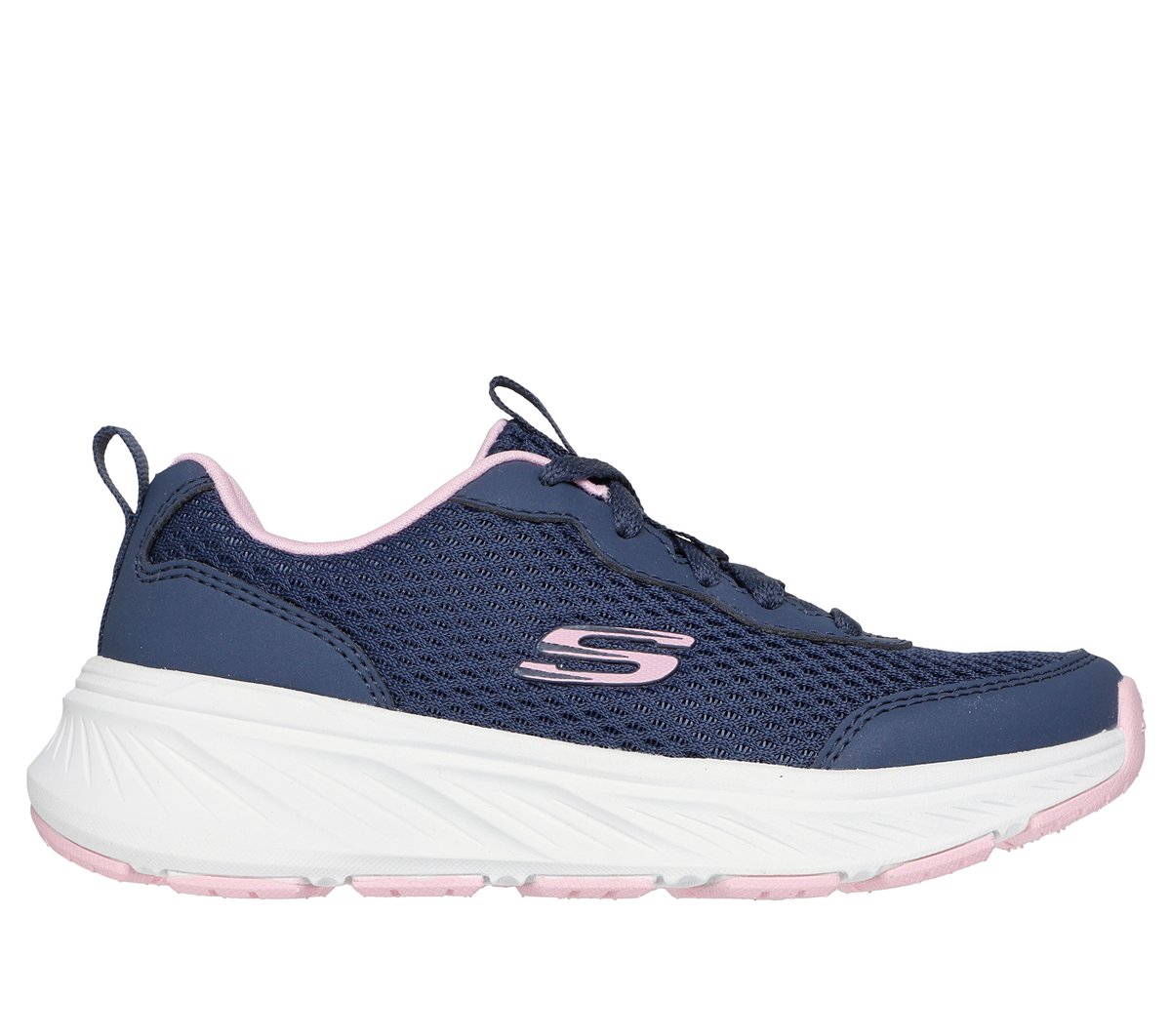 Skechers Edgeride Sneaker in Schwarz/Rosa, Größe 31, In der Maschine waschbar