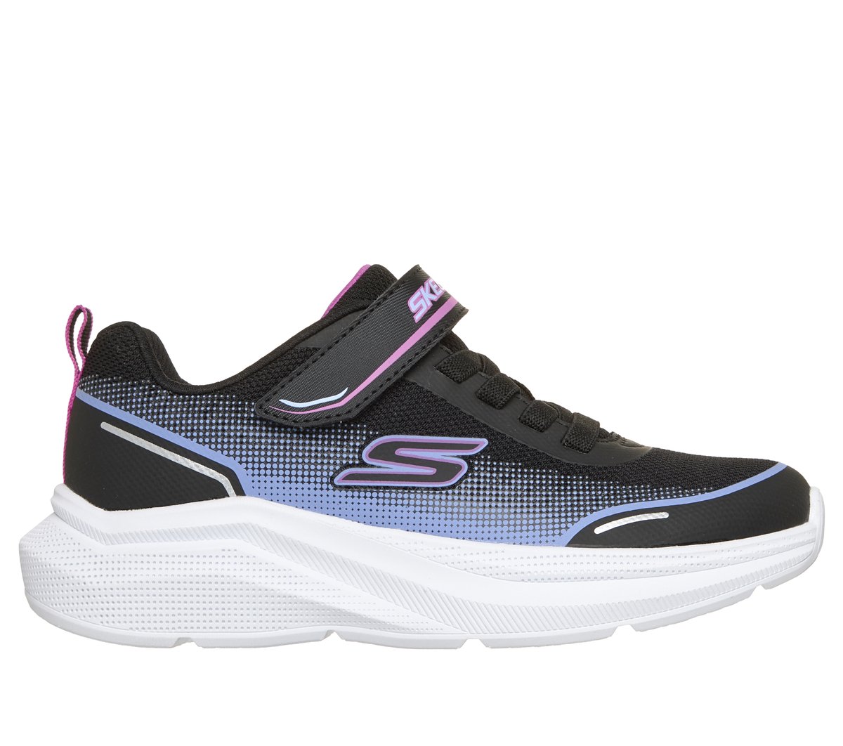 Skechers Dziewczęce Microspec Velocity w Czarny/Wielokolorowy, Rozmiar 31, Nadają się do prania w pralce Sneakersy