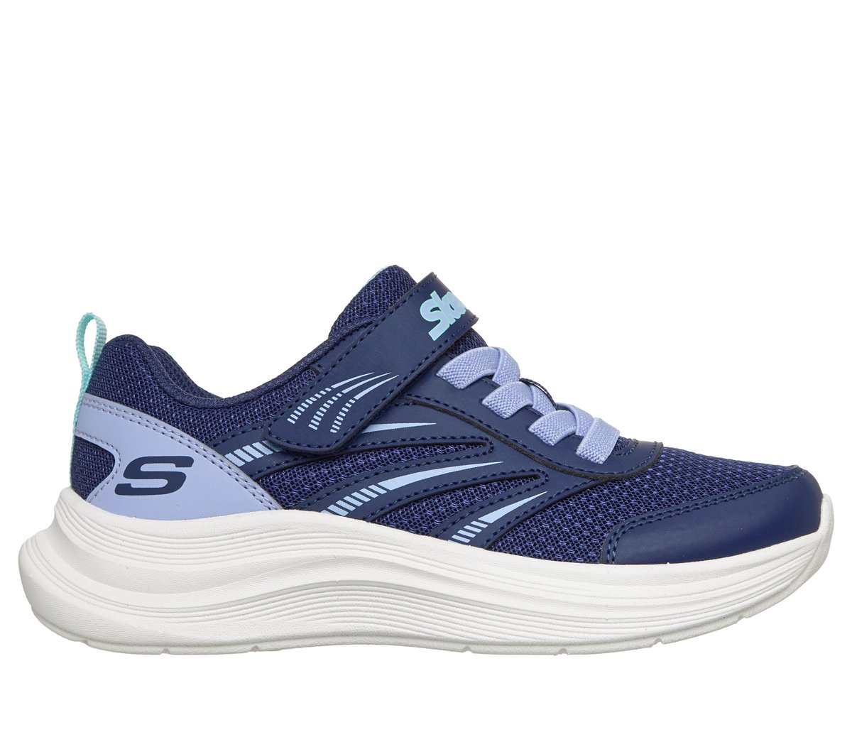 Skechers meisjes Streamline CM Zwart, Maat 32, Mag in de wasmachine, Medium