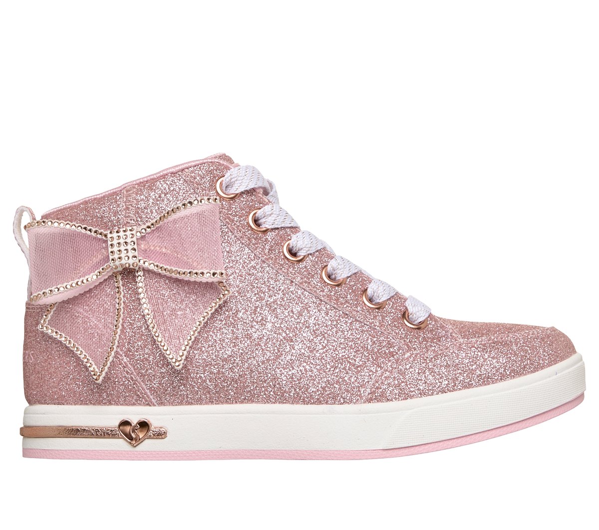 Skechers Dziewczęce Shoutouts 2.0 - Dreaming Bows w Rozowe Zloto, Rozmiar 31 Sneakersy