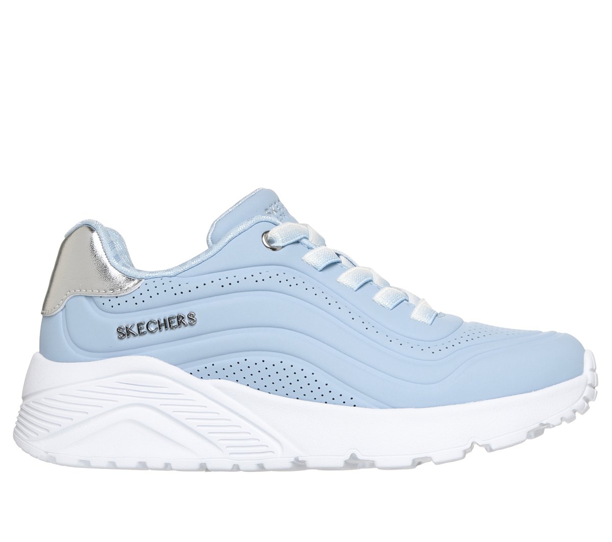 Skechers meisjes UNO Lite - Ombre Wave CM Zwart, Maat 32, Mag in de wasmachine, Medium