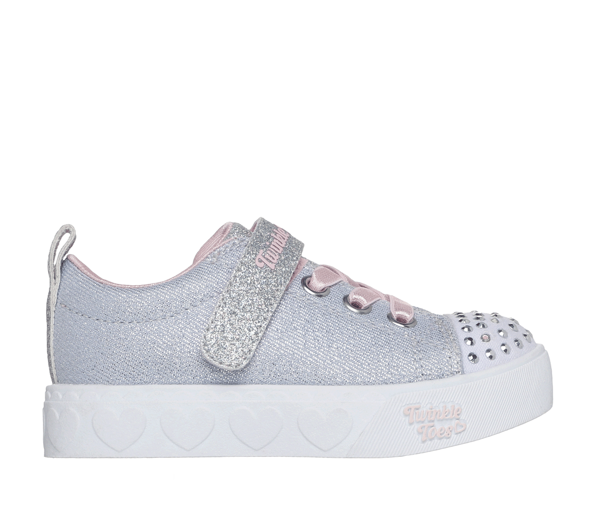 KS1123✨ Twinkle Toes: Heart Steps - Shimmer Sweetie | SKECHERS UK