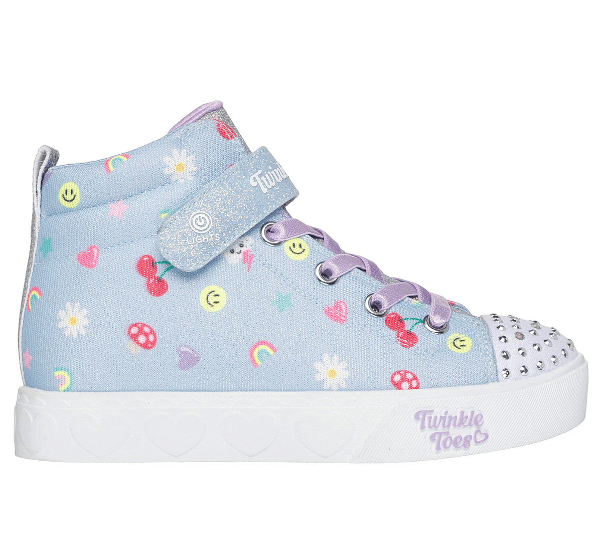 Skechers meisjes Twinkle Toes: Heart Steps - Icon Party CM Licht Blauw, Maat 32, Medium