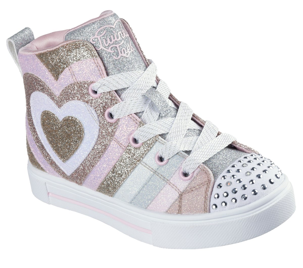 Amazon.com | Skechers Kids Girls Toes TWI-Lites 2.0-Twinkle