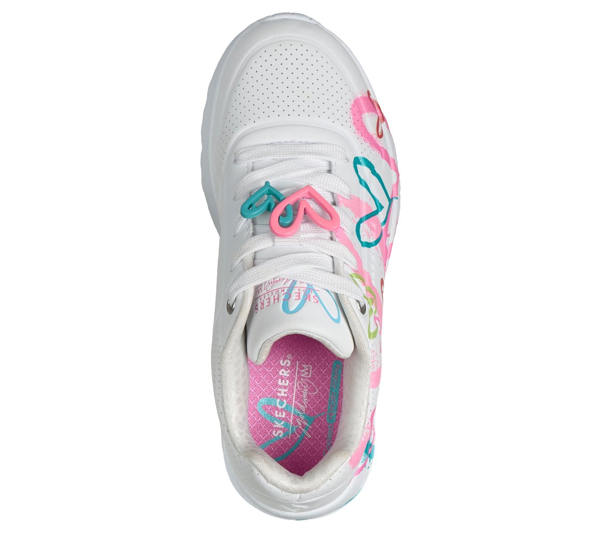 SKECHERS UNO CHANGED LOVE 24cmと23.5㎝ JGoldcrown: UNO Lite - Flutter Hearts