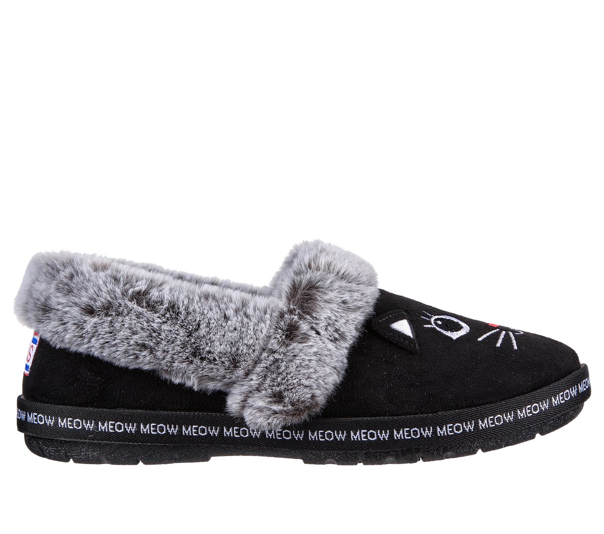 Skechers Dames BOBS Too Cozy - Meow Pajamas CM Zwart, Maat 35, Medium