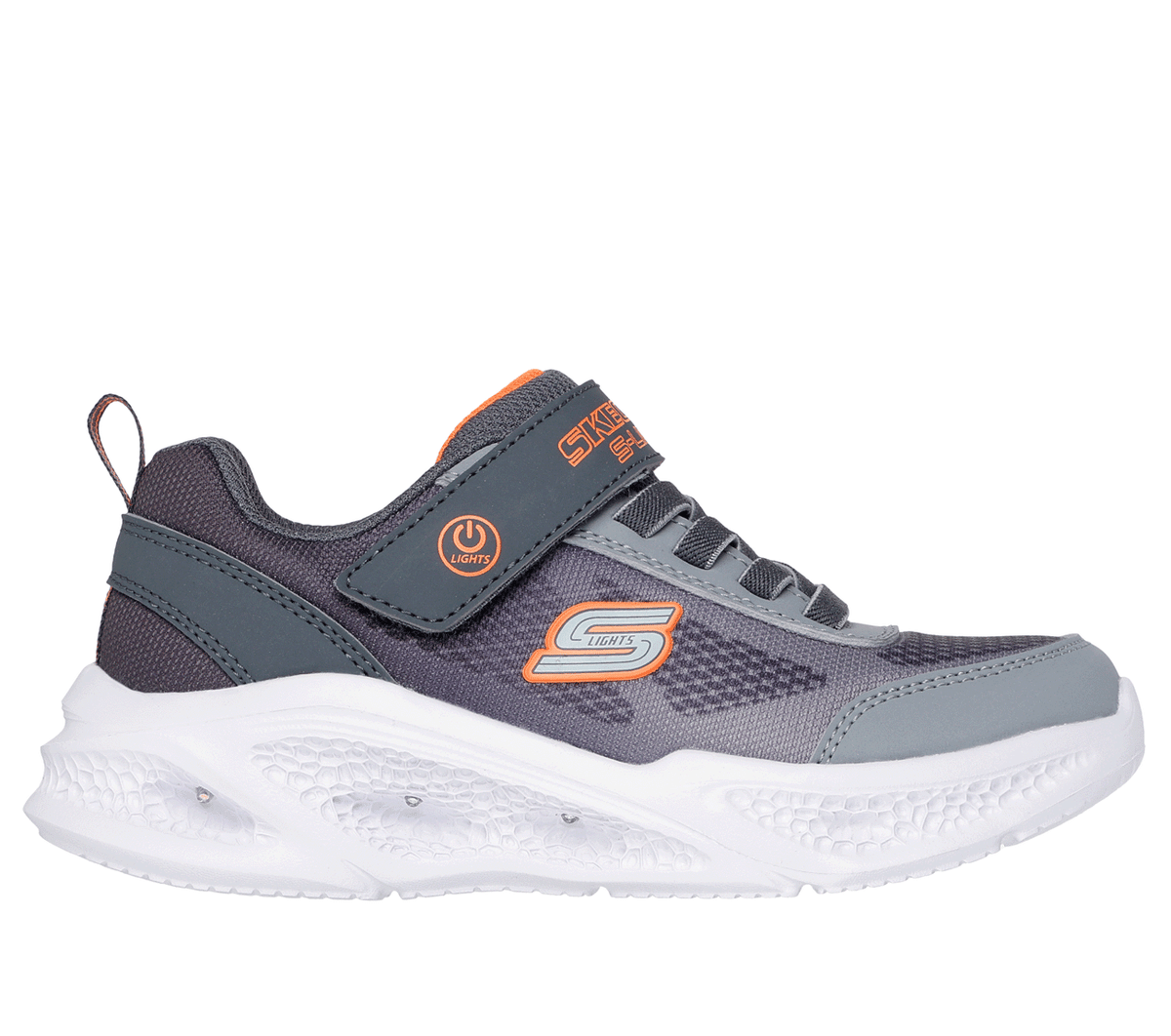 Skechers homemino Meteor-Lights - Krendox Shoes em Carvão, Tamanho 31