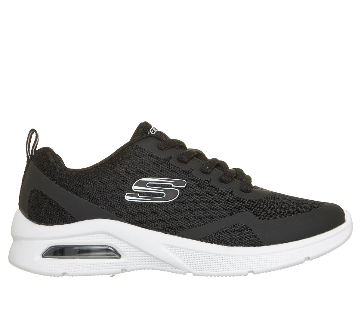 Skechers Jongens Microspec Max CM Zwart, Maat 32, Medium