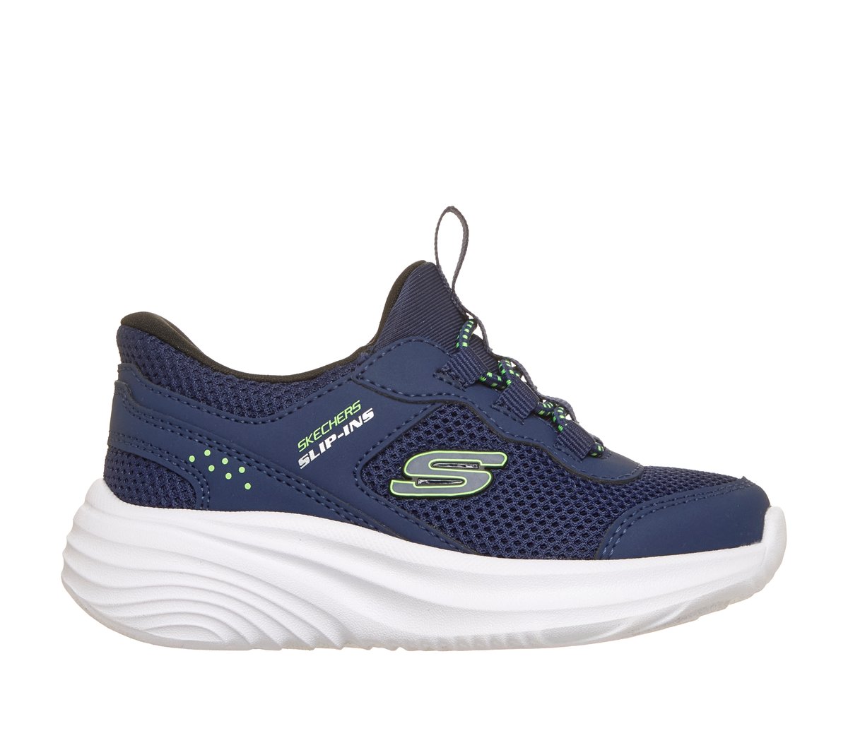 Skechers Dzieci Slip-ins: Bounder Pro w Granatowy, Rozmiar 26, Nadają się do prania w pralce Sneakersy