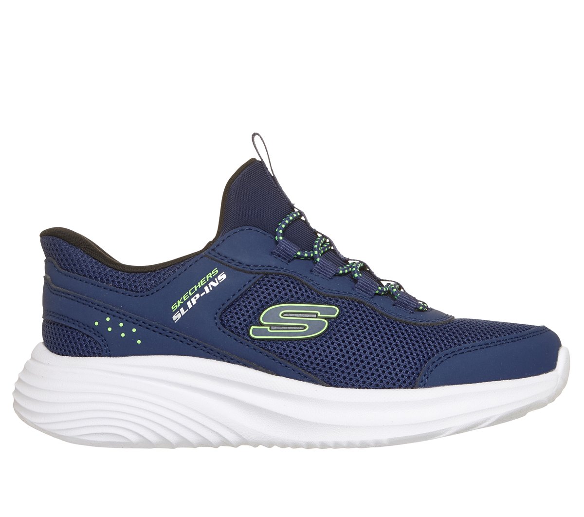 Skechers Jongens Slip-ins: Bounder Pro CM Zwart, Maat 32, Mag in de wasmachine, Medium