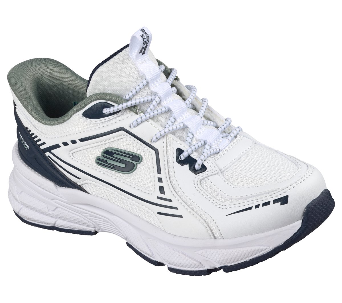 Skechers Slip-ins: Retro-Graph - Breezy-Pacer - WHITE / NAVY