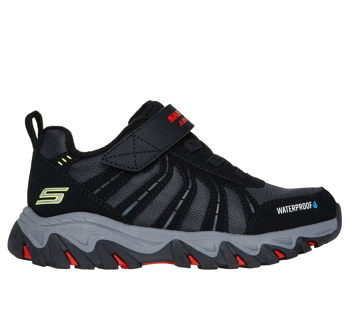 Skechers Jongens Waterproof: Rugged Ranger - Hydro Explorer CM Zwart/Blauw, Maat 32, Medium