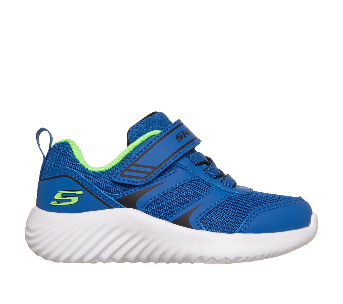 Skechers Bounder - Super Leap CM Blauw/Limoen, Maat 21, Mag in de wasmachine, Medium