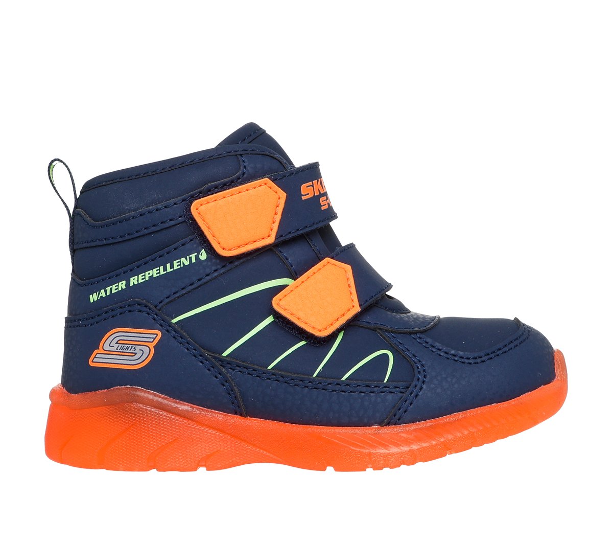 Skechers S-Lights: Illumi-Brights - Splash Beams CM Marine/Oranje, Maat 21, Medium