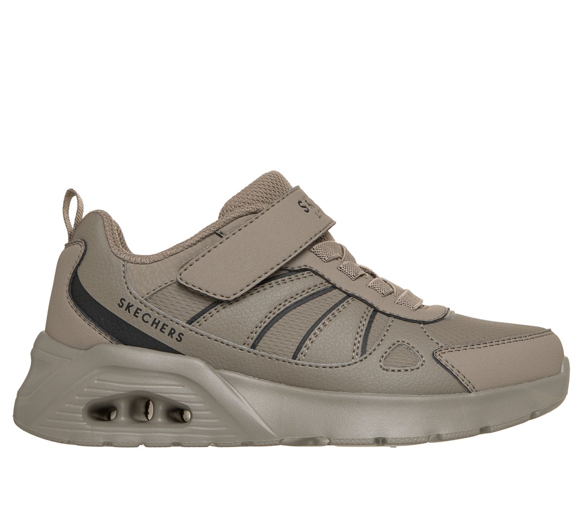Skechers Jongens UNO Lite 2.0 - Prism Edge CM Taupe, Maat 32, Mag in de wasmachine, Medium