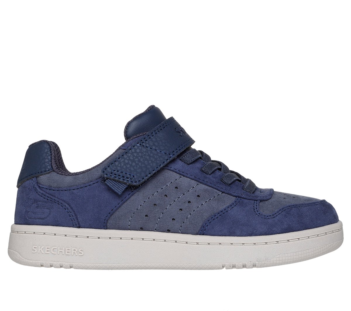 Skechers Jungen Quick Street - Smooth Avenue Sneaker in Marine, Größe 31