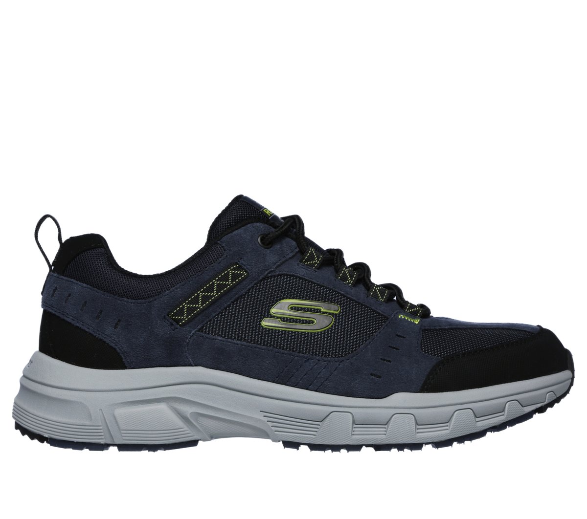 Skechers Heren Relaxed Fit: Oak Canyon CM Marine/Limoen, Maat 39, Medium