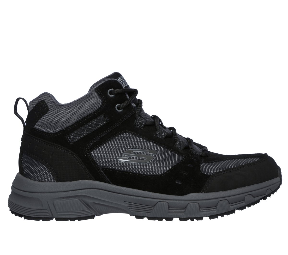 Skechers Heren Relaxed Fit: Oak Canyon - Ironhide CM Zwart/Houtskool, Maat 39, Medium