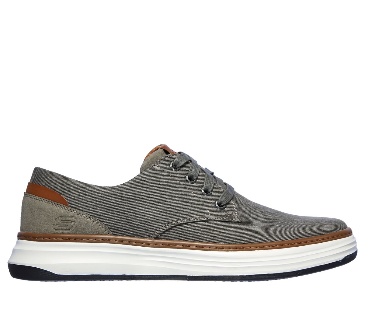 Skechers Moreno - Ederson Shoes em Taupe, Tamanho 50.5