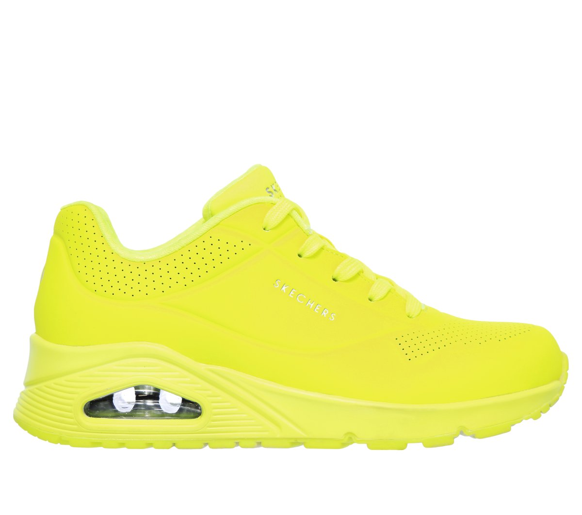 Skechers kobiety UNO - Night Shades w Neonowy Zolty, Rozmiar 39 Sneakersy