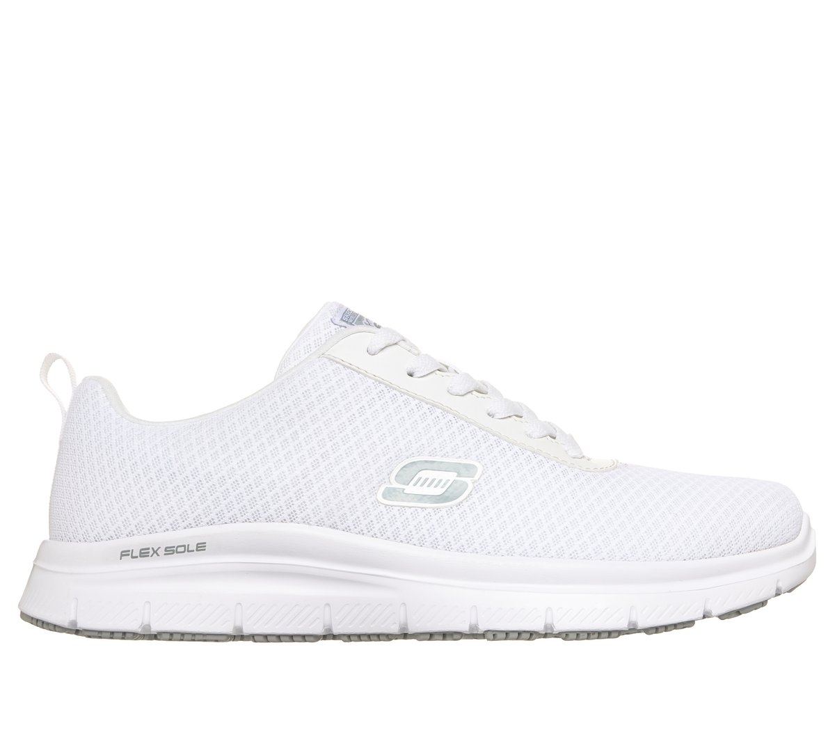 Skechers mężczyźni Work Slip-Resistant Relaxed Fit: Flex Advantage - Bendon w Bialy, Rozmiar 45 Sneakersy