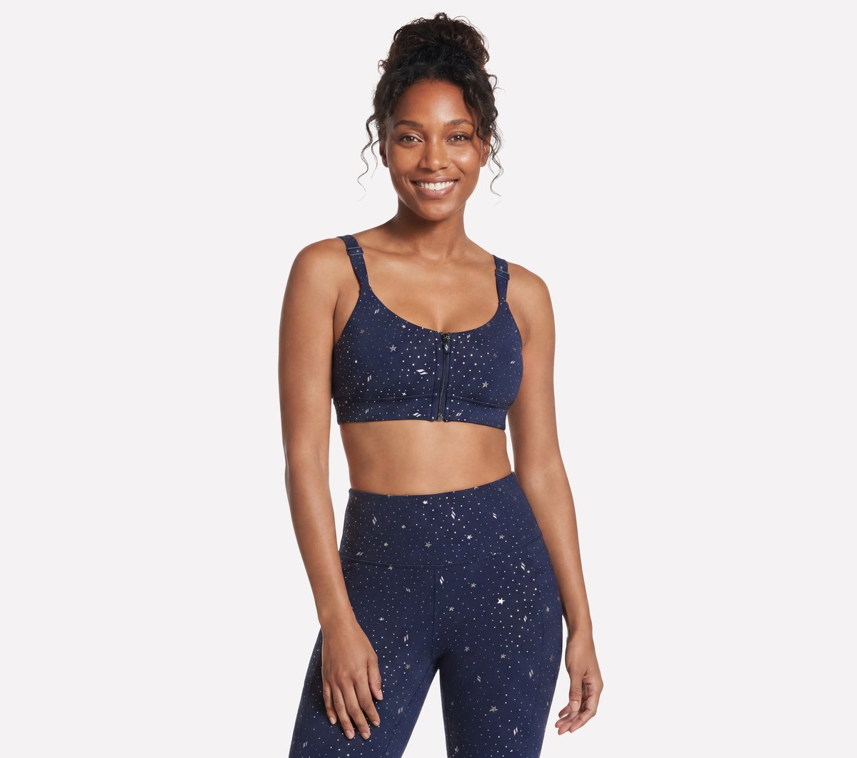 クラブ Blue6Base GO WALK Evolution Printed Zip Front Bra