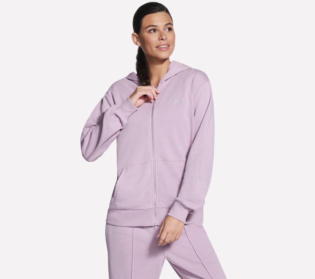 Signature Full Zip Hoodie | SKECHERS JP