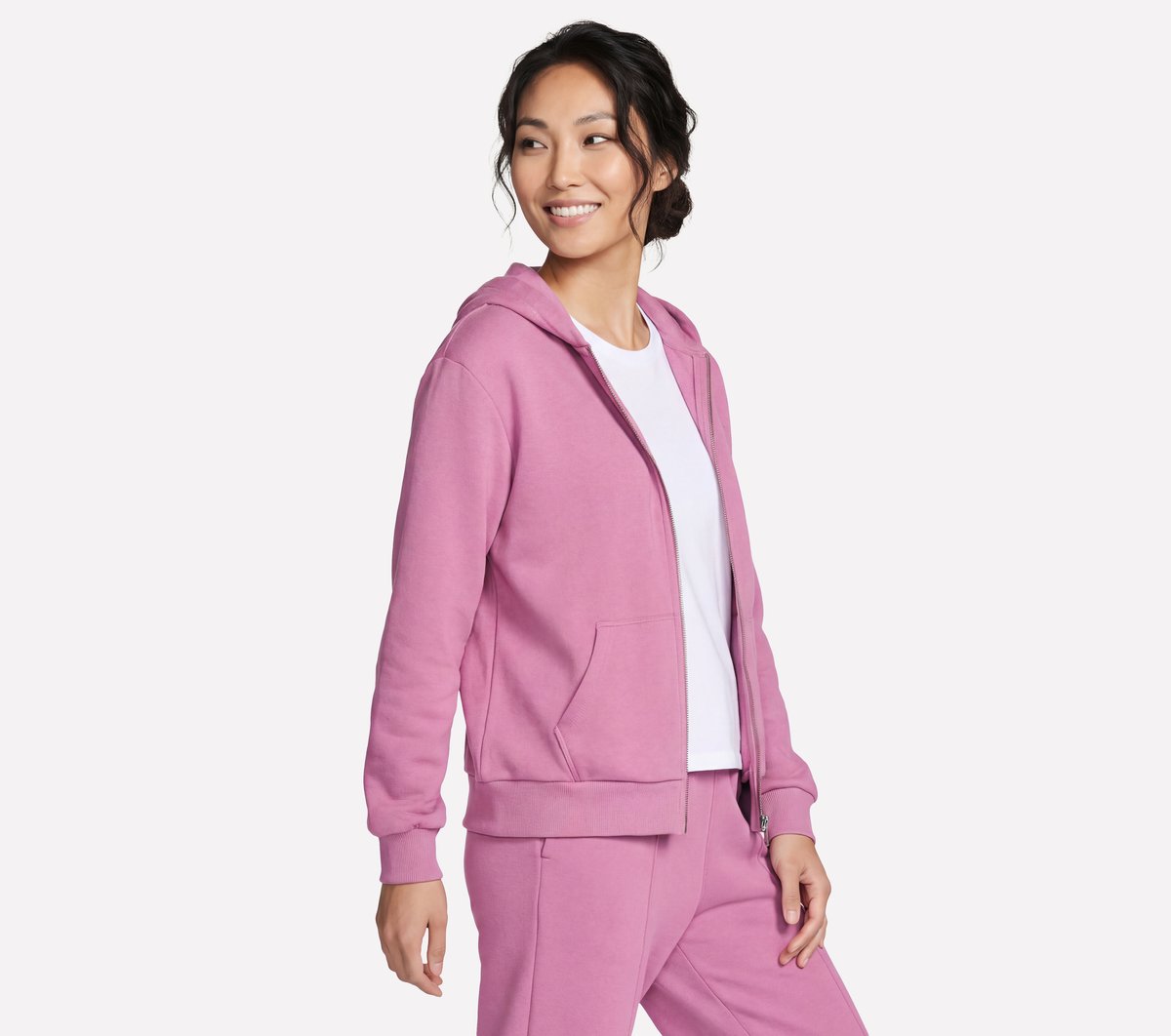 SKECH SWEATS Signature Full Zip Hoodie | SKECHERS UK