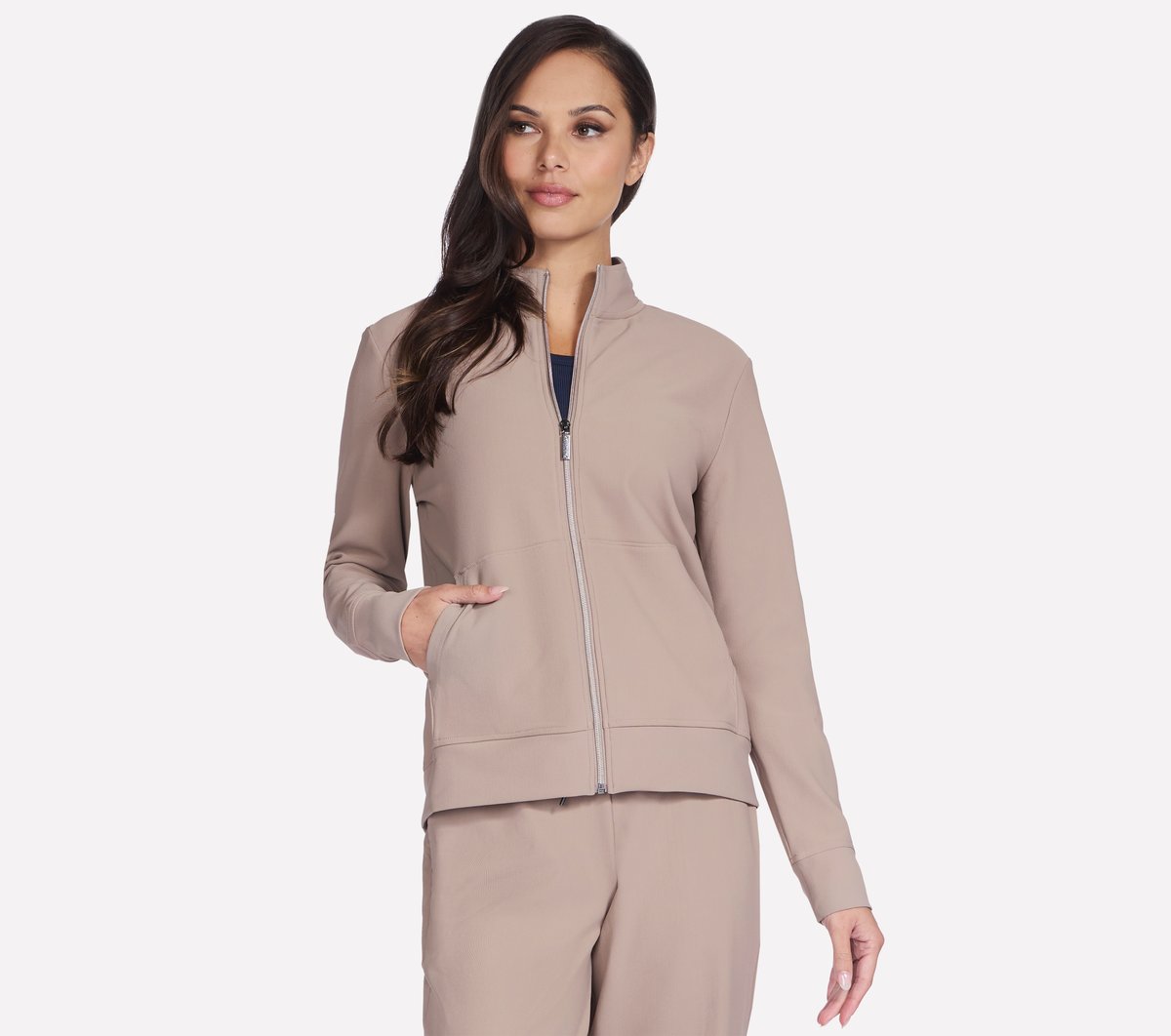 GO Luxe Rib Everyday Full Zip Jacket