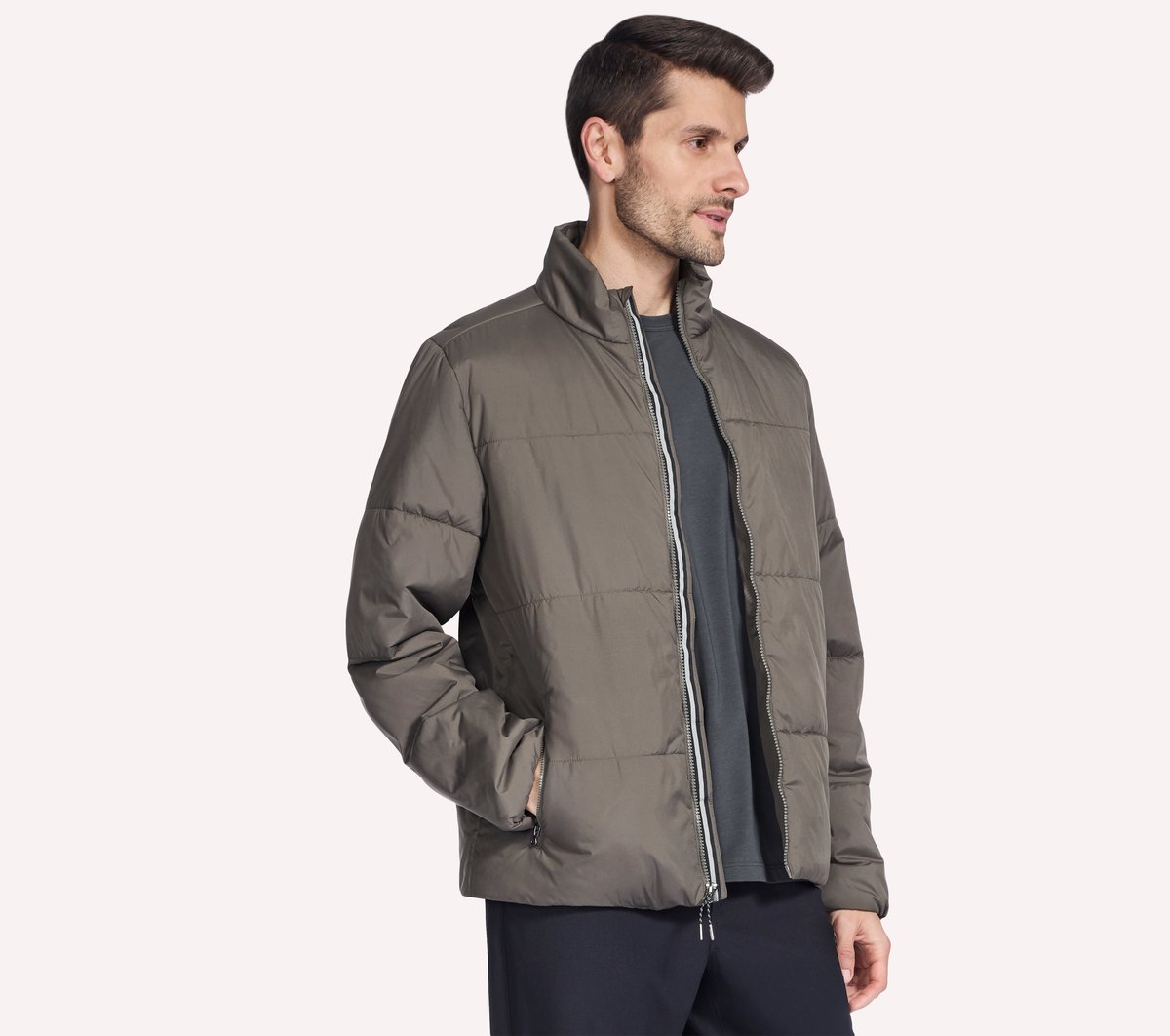 ジャケット・アウター [ai] Check padded jacket GO SHIELD Cozy Fit Element Jacket