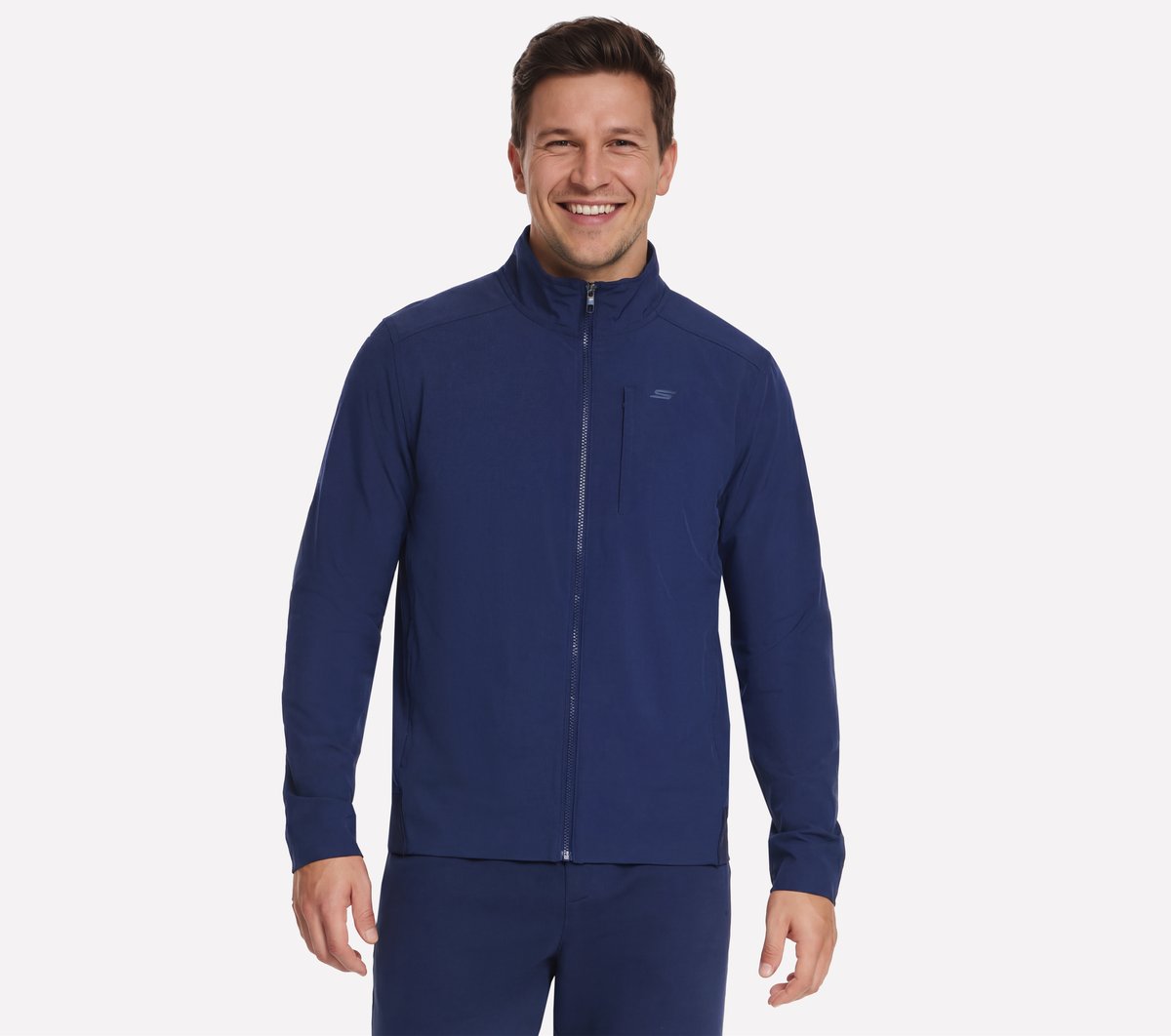 Skechers Premier Jacke in Marine, Größe 3XL