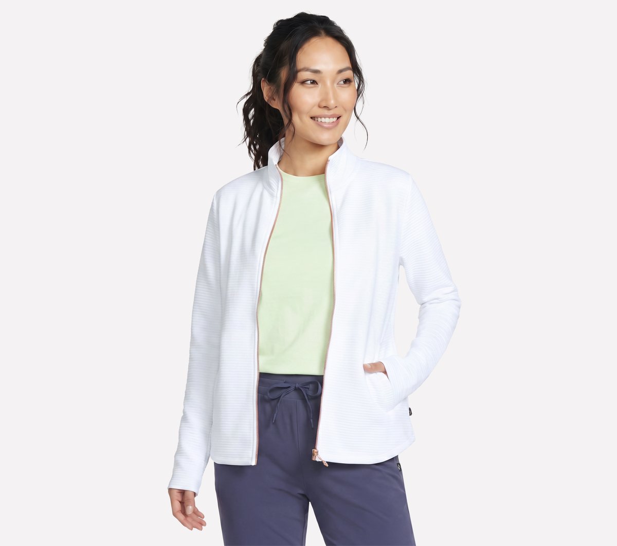 Skechers The GO WALK Shine Jacke in Natur/Braun, Größe 3XL