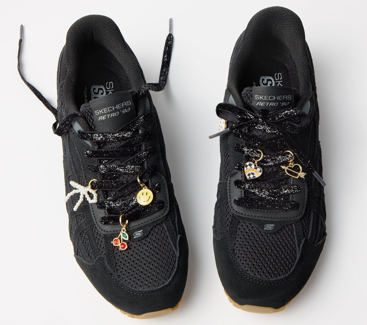 Shoelaces With Charm Set - Glitter - thumbnail 2