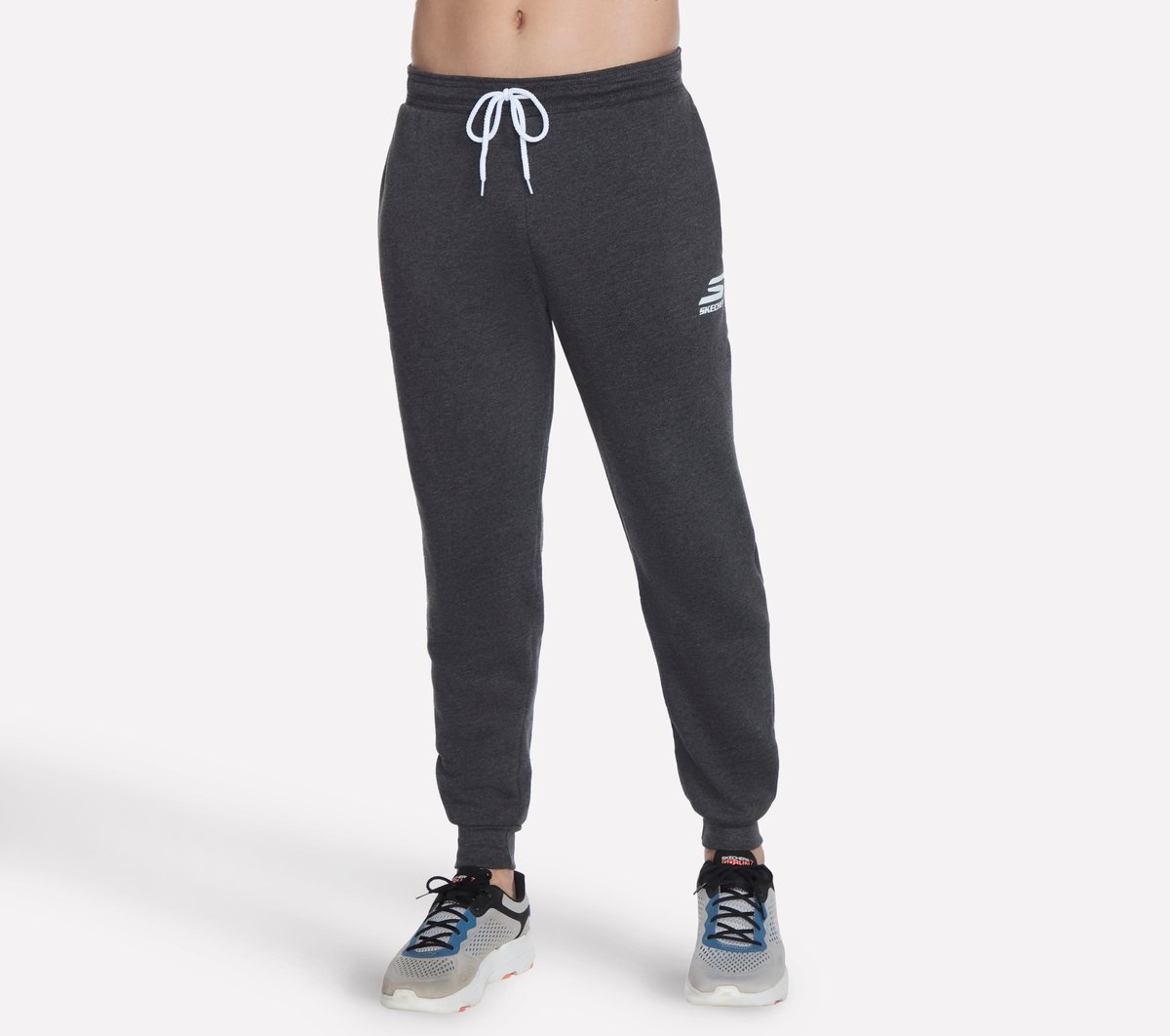 Skechers Heren Performance Fleece Jogger CM Grijs, Maat Small